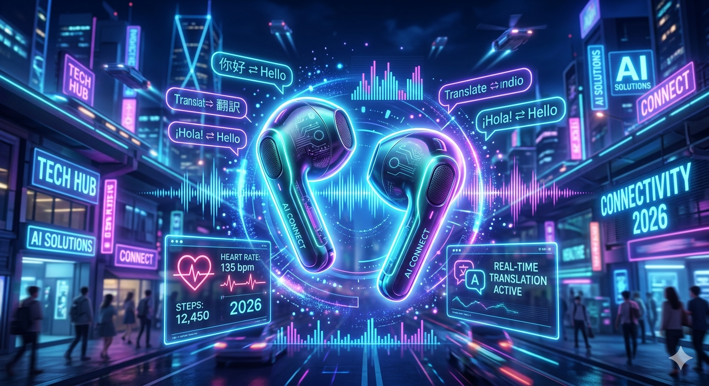 AI Earbuds 2026 | Smart Features, Translation & Fitness Tracking