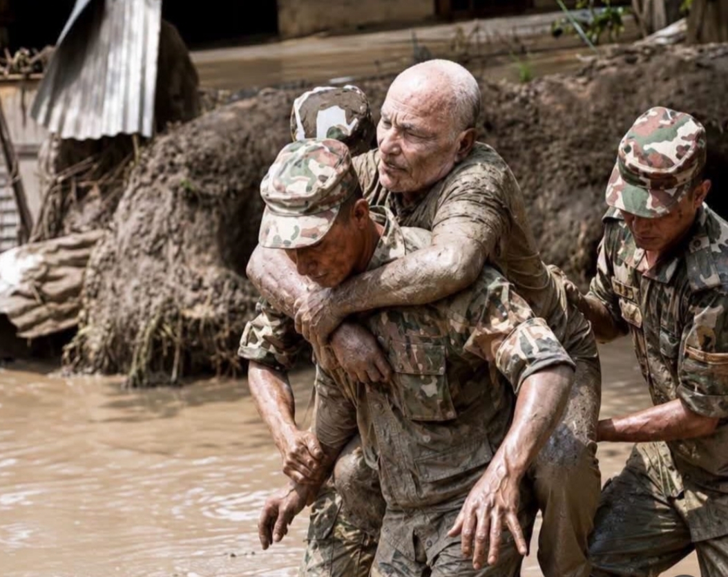 Flash Flood hits Nepal-Tibet Boarder
